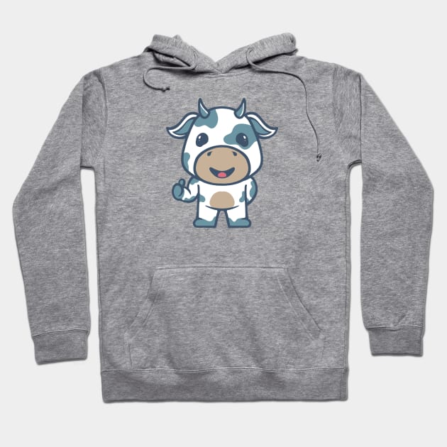 CUTE COW Hoodie by BERKAH SERAWUNG